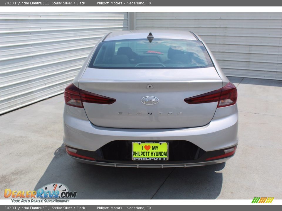 2020 Hyundai Elantra SEL Stellar Silver / Black Photo #7