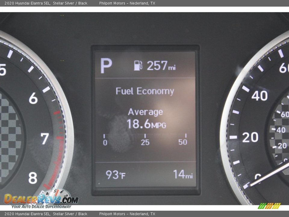 2020 Hyundai Elantra SEL Stellar Silver / Black Photo #14
