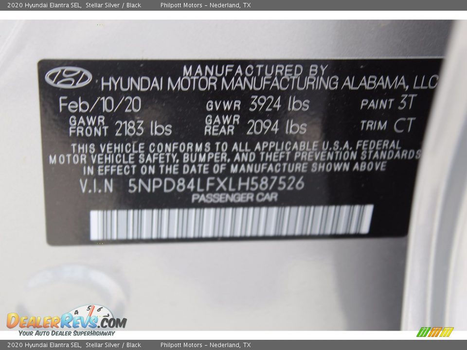 2020 Hyundai Elantra SEL Stellar Silver / Black Photo #23