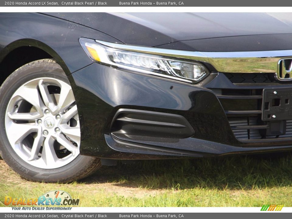 2020 Honda Accord LX Sedan Crystal Black Pearl / Black Photo #3