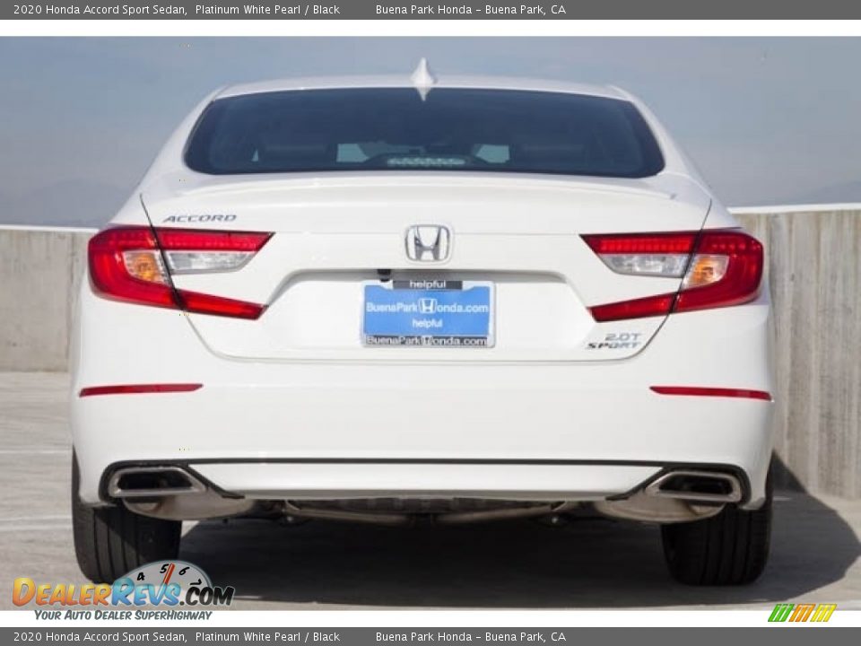 2020 Honda Accord Sport Sedan Platinum White Pearl / Black Photo #6