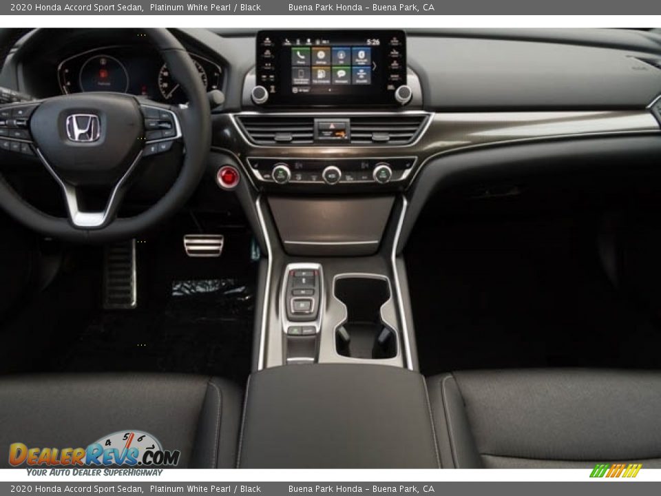 2020 Honda Accord Sport Sedan Platinum White Pearl / Black Photo #17