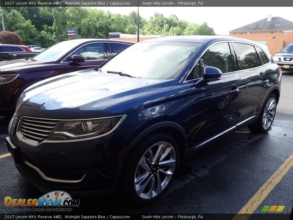 2017 Lincoln MKX Reserve AWD Midnight Sapphire Blue / Cappuccino Photo #1