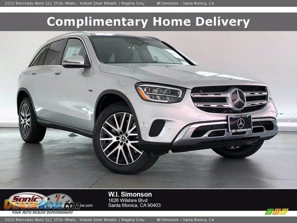 2020 Mercedes-Benz GLC 350e 4Matic Iridium Silver Metallic / Magma Grey Photo #1