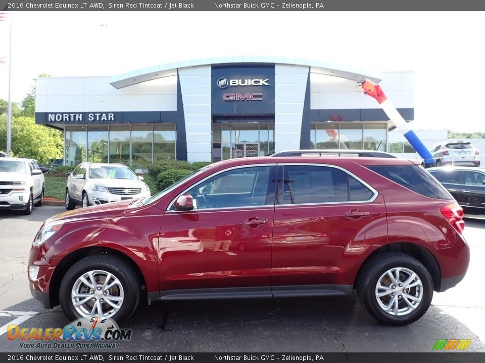 2016 Chevrolet Equinox LT AWD Siren Red Tintcoat / Jet Black Photo #1