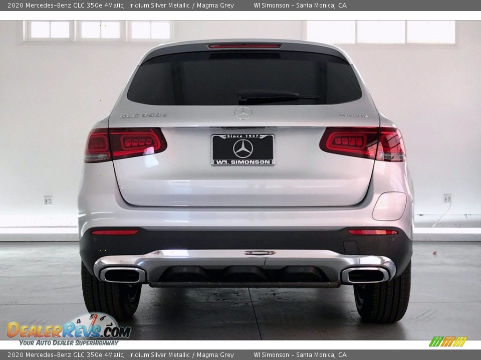 2020 Mercedes-Benz GLC 350e 4Matic Iridium Silver Metallic / Magma Grey Photo #3
