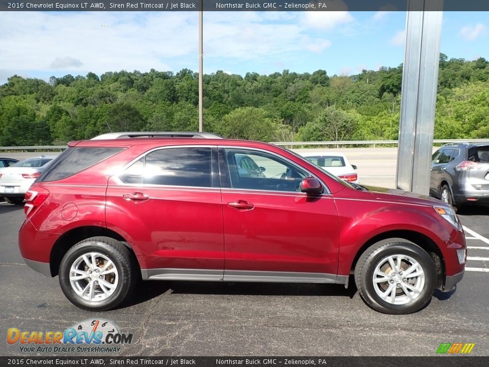 2016 Chevrolet Equinox LT AWD Siren Red Tintcoat / Jet Black Photo #5