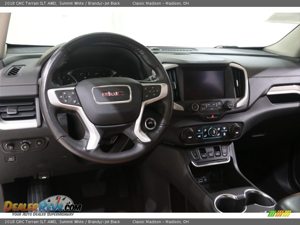 2018 GMC Terrain SLT AWD Summit White / Brandy/­Jet Black Photo #6