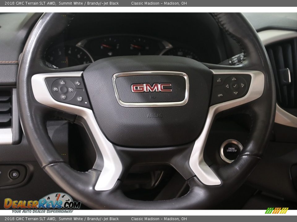 2018 GMC Terrain SLT AWD Summit White / Brandy/­Jet Black Photo #7