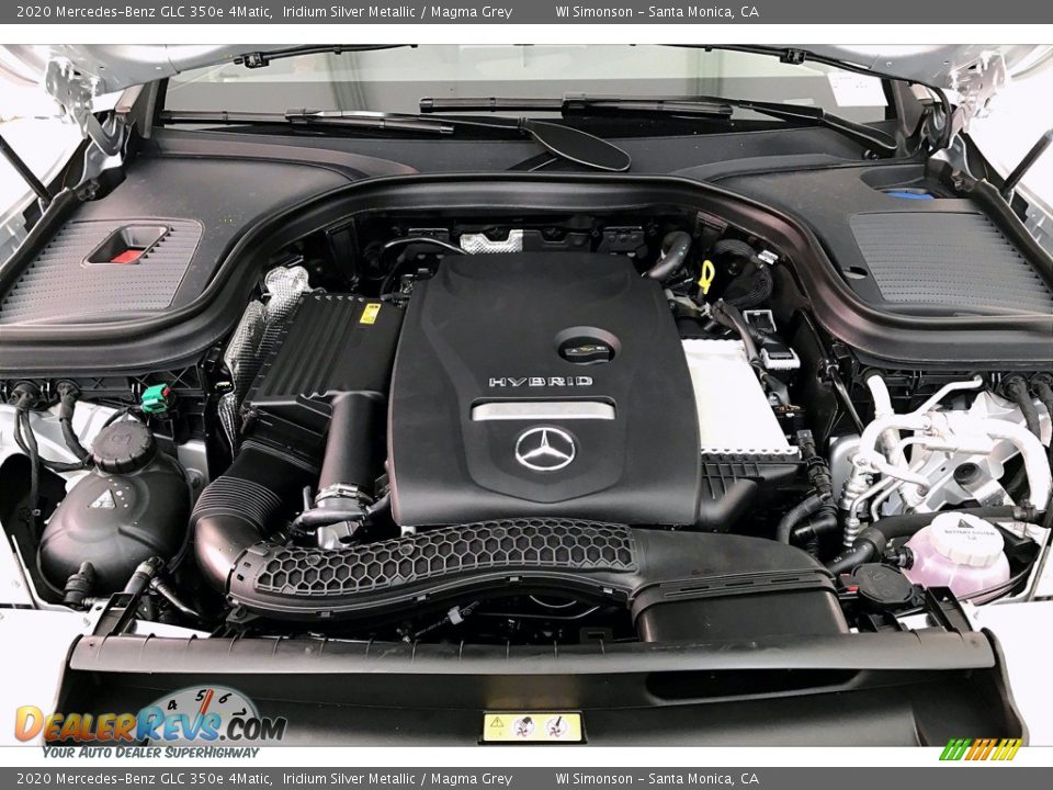 2020 Mercedes-Benz GLC 350e 4Matic Iridium Silver Metallic / Magma Grey Photo #8