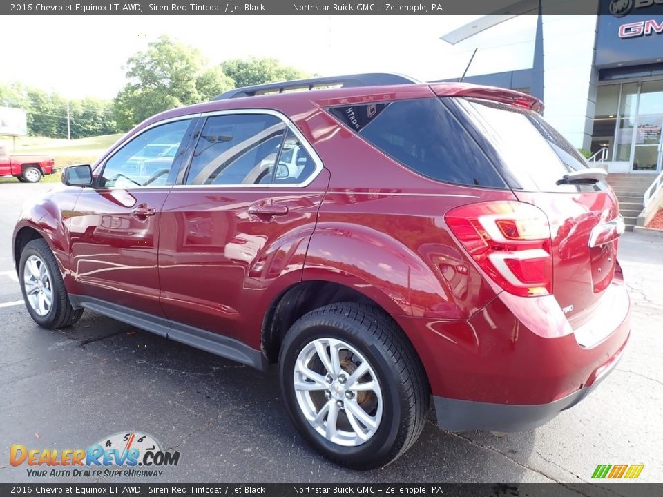 2016 Chevrolet Equinox LT AWD Siren Red Tintcoat / Jet Black Photo #12