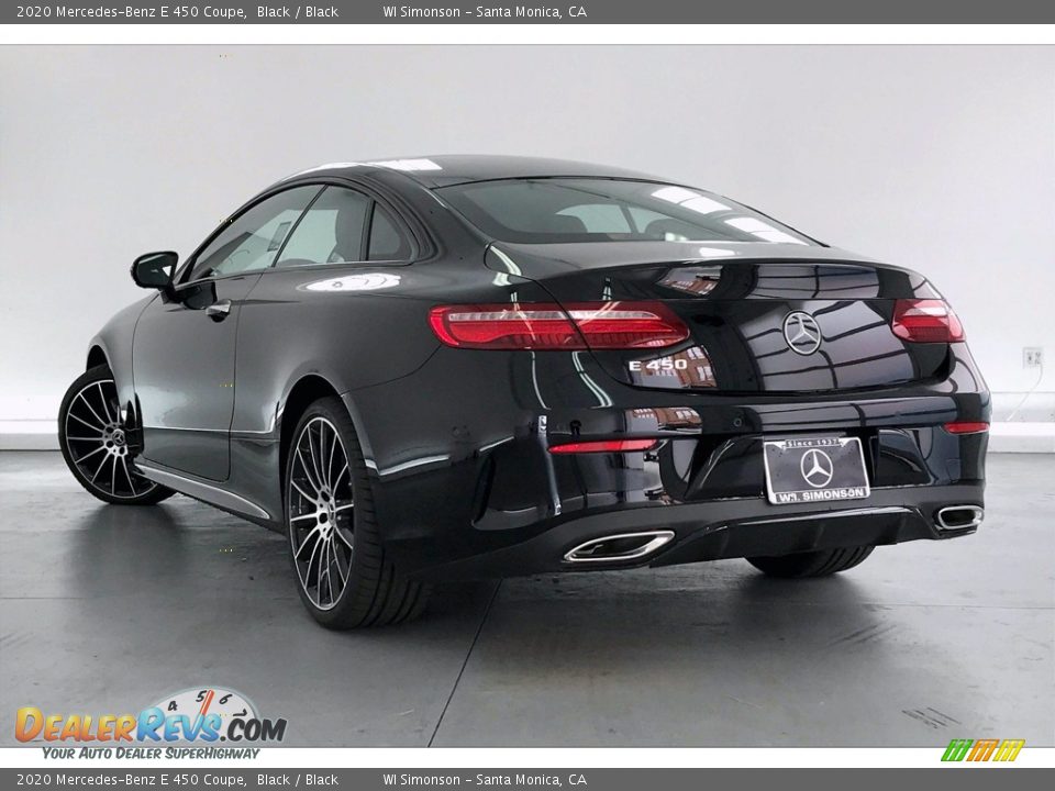 2020 Mercedes-Benz E 450 Coupe Black / Black Photo #2