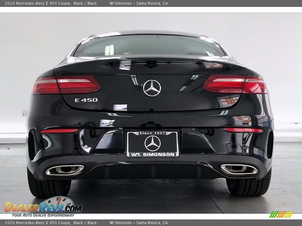 2020 Mercedes-Benz E 450 Coupe Black / Black Photo #3