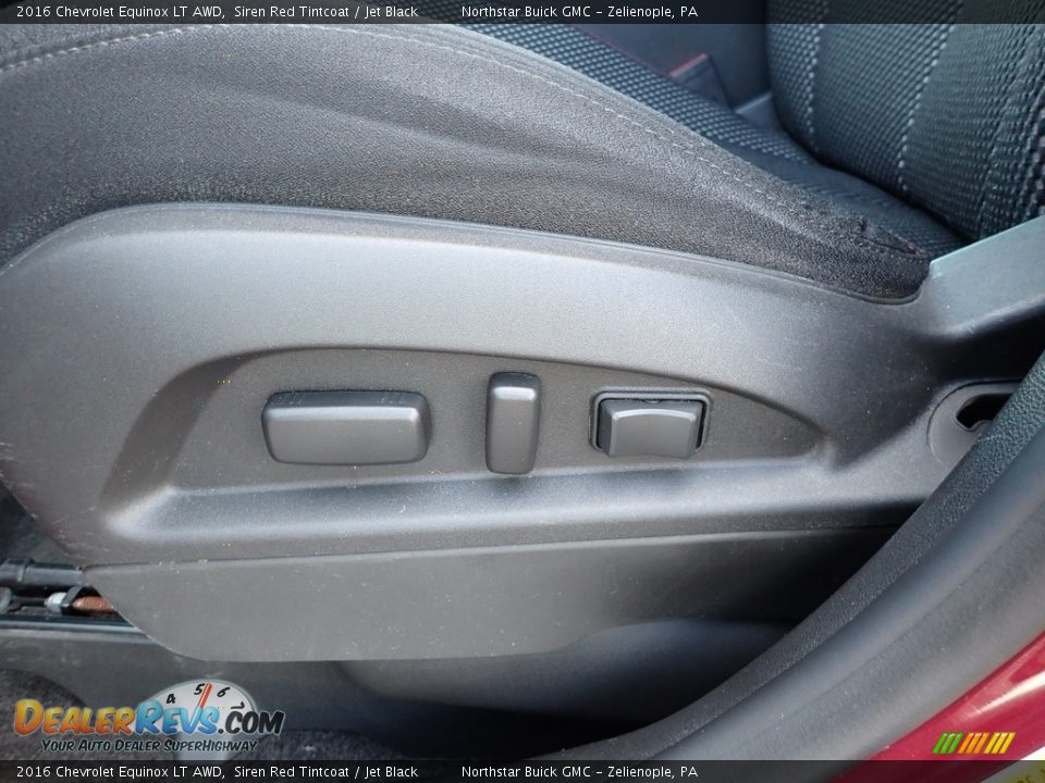 2016 Chevrolet Equinox LT AWD Siren Red Tintcoat / Jet Black Photo #16