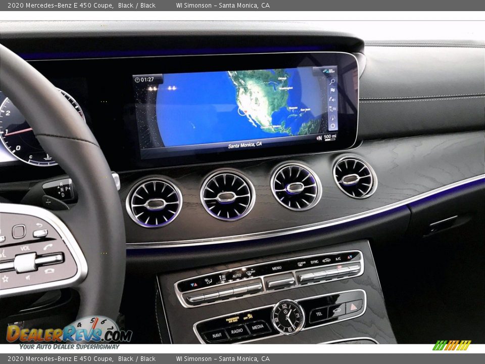 2020 Mercedes-Benz E 450 Coupe Black / Black Photo #6