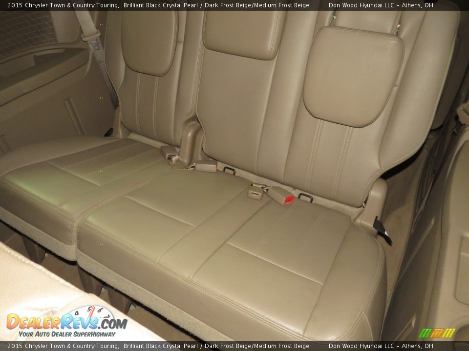 2015 Chrysler Town & Country Touring Brilliant Black Crystal Pearl / Dark Frost Beige/Medium Frost Beige Photo #22