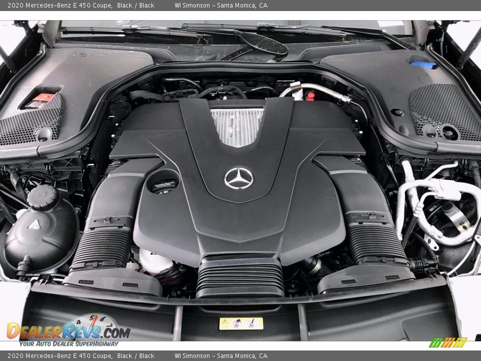 2020 Mercedes-Benz E 450 Coupe Black / Black Photo #8