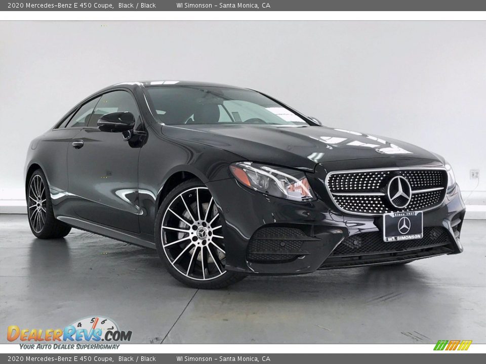 2020 Mercedes-Benz E 450 Coupe Black / Black Photo #12