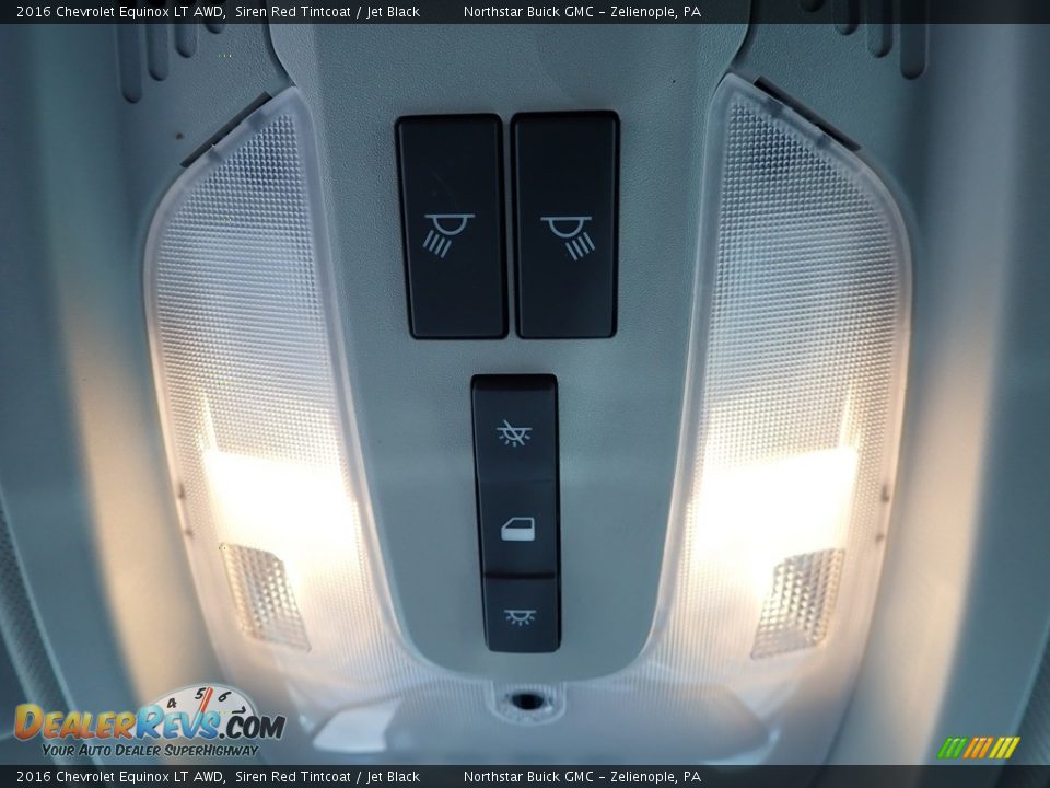 2016 Chevrolet Equinox LT AWD Siren Red Tintcoat / Jet Black Photo #29