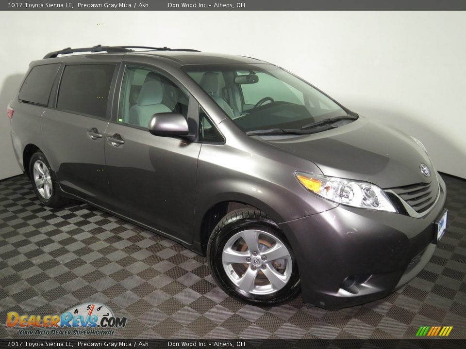 2017 Toyota Sienna LE Predawn Gray Mica / Ash Photo #2