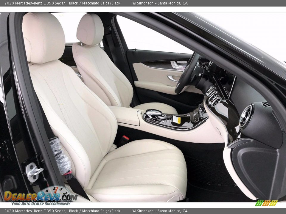2020 Mercedes-Benz E 350 Sedan Black / Macchiato Beige/Black Photo #5