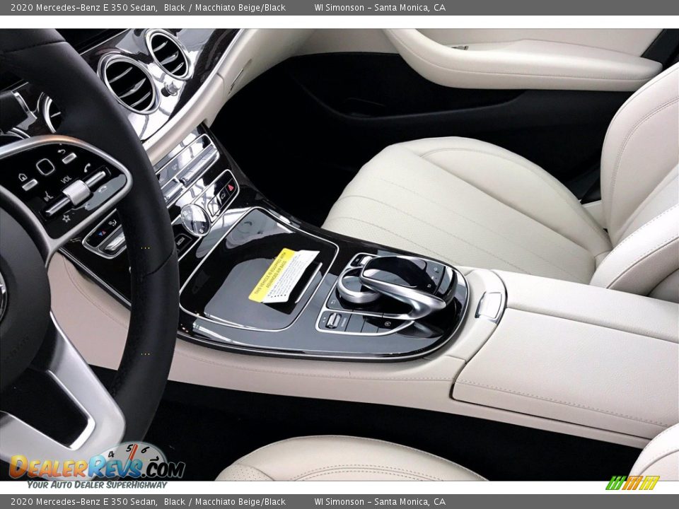 2020 Mercedes-Benz E 350 Sedan Black / Macchiato Beige/Black Photo #7