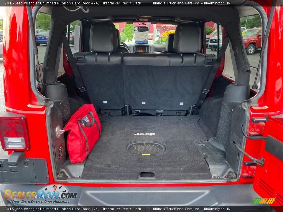 2016 Jeep Wrangler Unlimited Rubicon Hard Rock 4x4 Firecracker Red / Black Photo #10