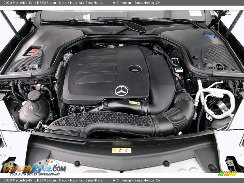 2020 Mercedes-Benz E 350 Sedan Black / Macchiato Beige/Black Photo #8