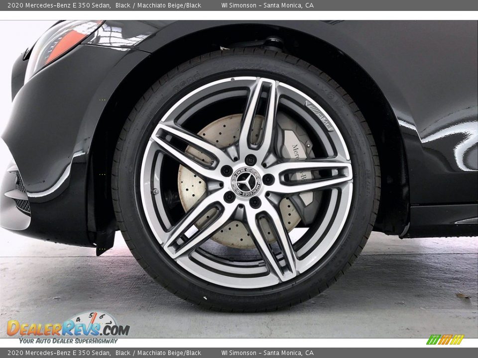 2020 Mercedes-Benz E 350 Sedan Black / Macchiato Beige/Black Photo #9