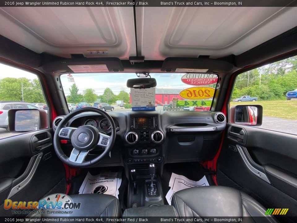 2016 Jeep Wrangler Unlimited Rubicon Hard Rock 4x4 Firecracker Red / Black Photo #15