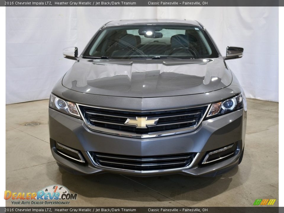 2016 Chevrolet Impala LTZ Heather Gray Metallic / Jet Black/Dark Titanium Photo #4