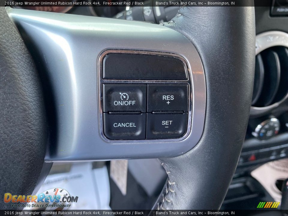 2016 Jeep Wrangler Unlimited Rubicon Hard Rock 4x4 Firecracker Red / Black Photo #19
