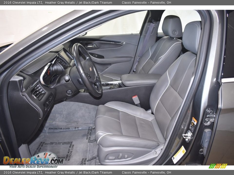 Jet Black/Dark Titanium Interior - 2016 Chevrolet Impala LTZ Photo #8