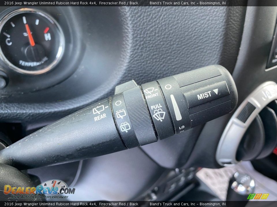 2016 Jeep Wrangler Unlimited Rubicon Hard Rock 4x4 Firecracker Red / Black Photo #21