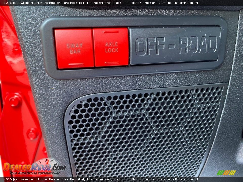 2016 Jeep Wrangler Unlimited Rubicon Hard Rock 4x4 Firecracker Red / Black Photo #22