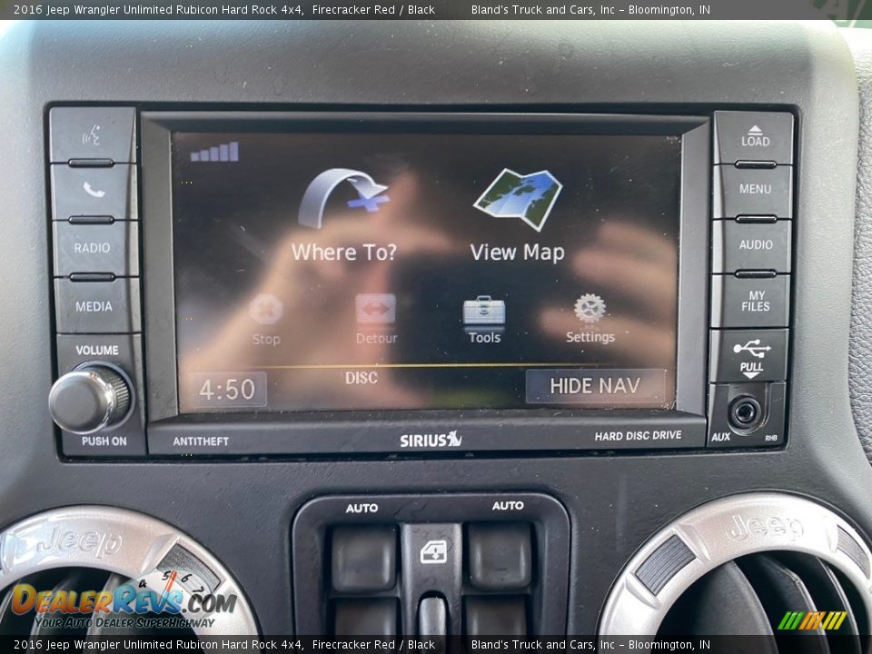 2016 Jeep Wrangler Unlimited Rubicon Hard Rock 4x4 Firecracker Red / Black Photo #25