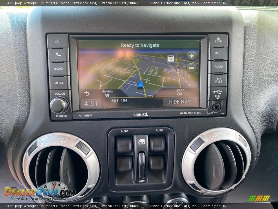 2016 Jeep Wrangler Unlimited Rubicon Hard Rock 4x4 Firecracker Red / Black Photo #26