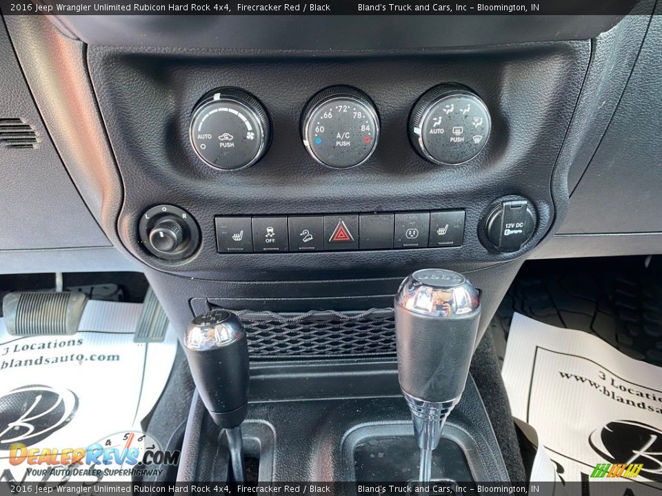 2016 Jeep Wrangler Unlimited Rubicon Hard Rock 4x4 Firecracker Red / Black Photo #27