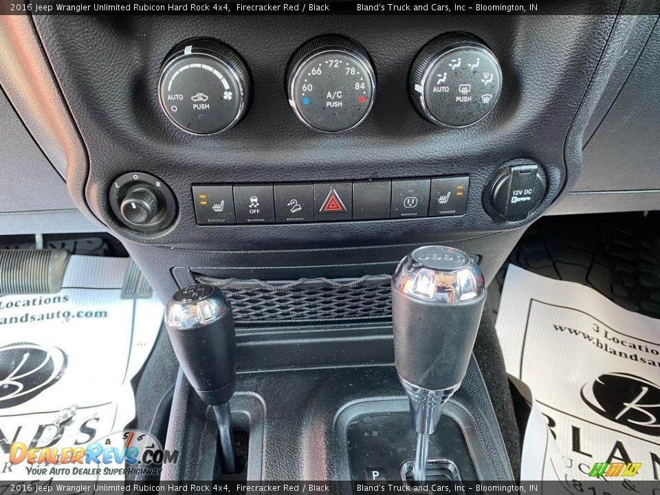 2016 Jeep Wrangler Unlimited Rubicon Hard Rock 4x4 Firecracker Red / Black Photo #28