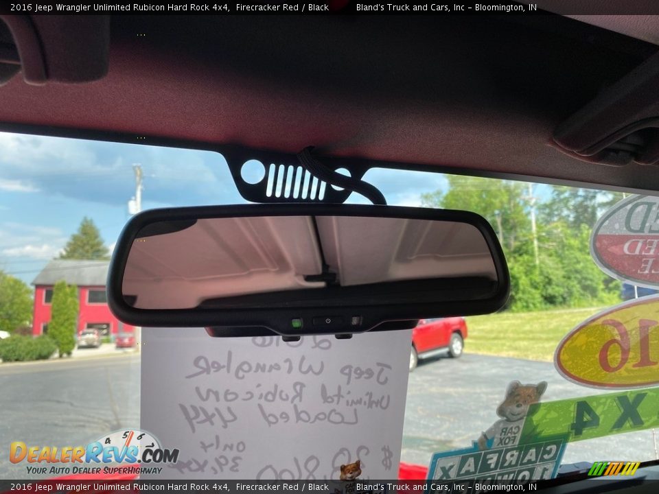 2016 Jeep Wrangler Unlimited Rubicon Hard Rock 4x4 Firecracker Red / Black Photo #30