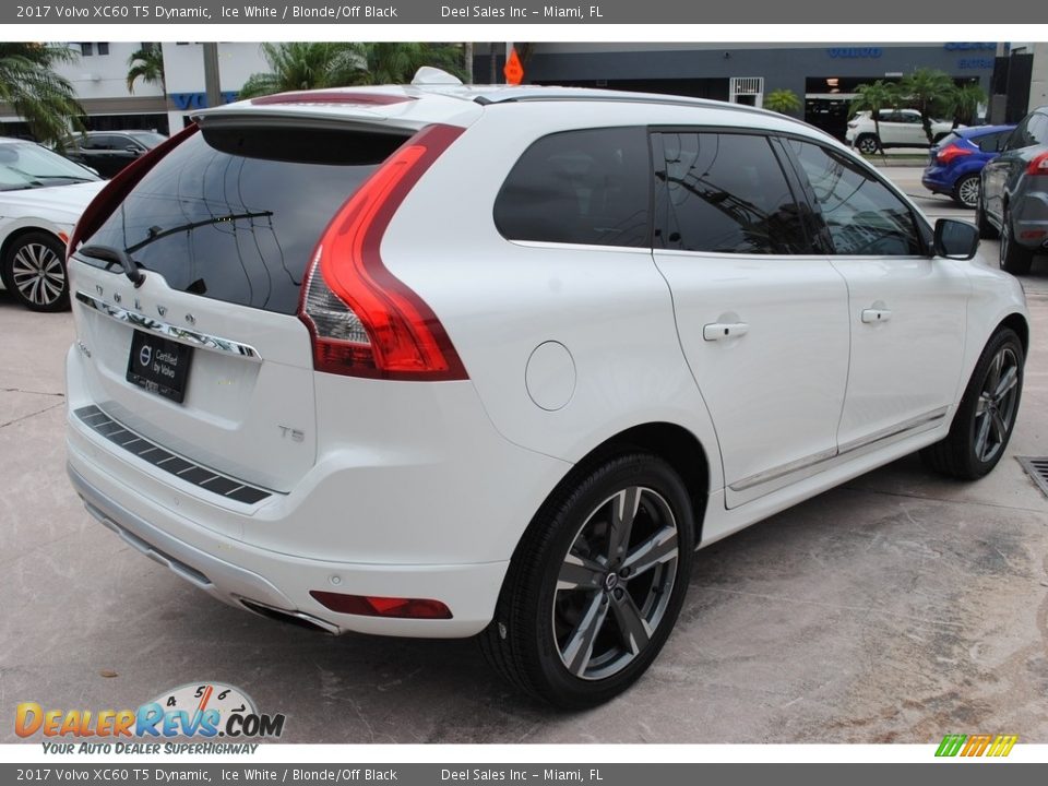 2017 Volvo XC60 T5 Dynamic Ice White / Blonde/Off Black Photo #9