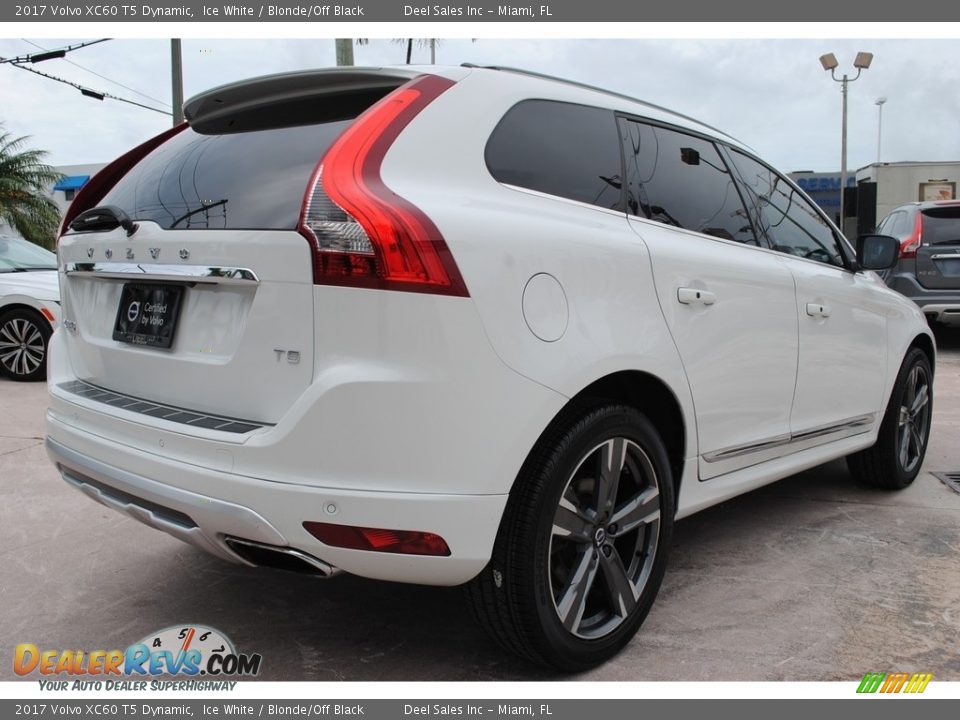 2017 Volvo XC60 T5 Dynamic Ice White / Blonde/Off Black Photo #10