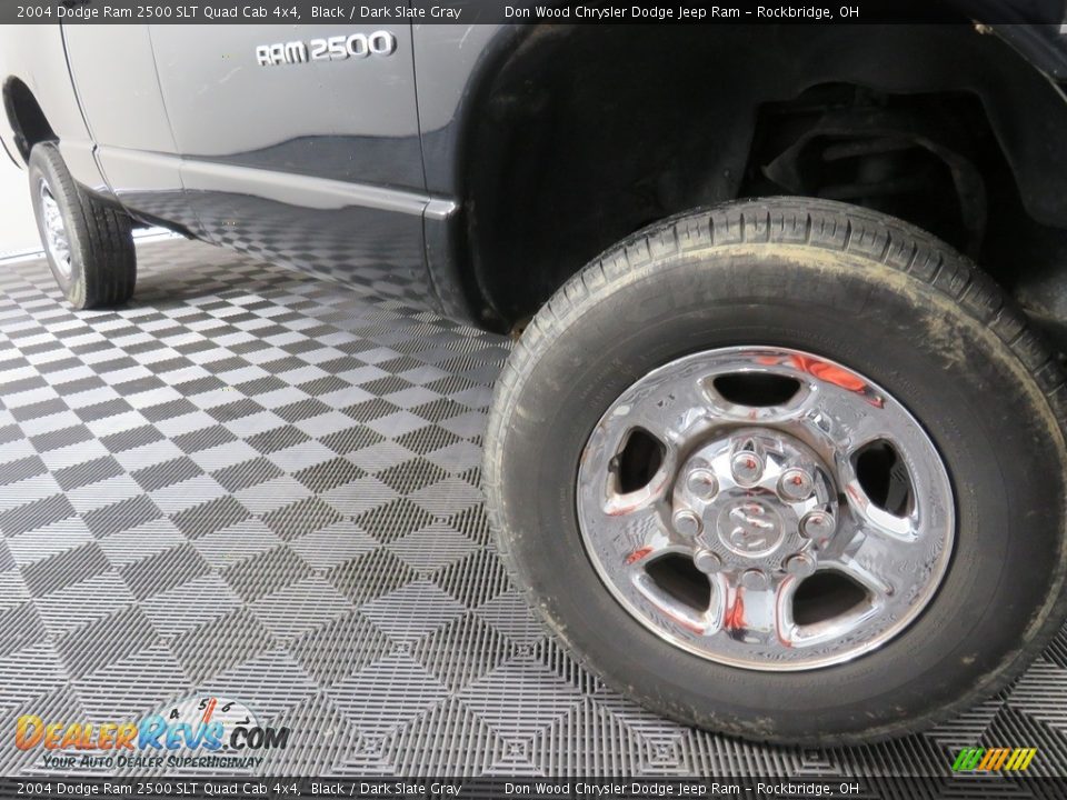 2004 Dodge Ram 2500 SLT Quad Cab 4x4 Black / Dark Slate Gray Photo #3