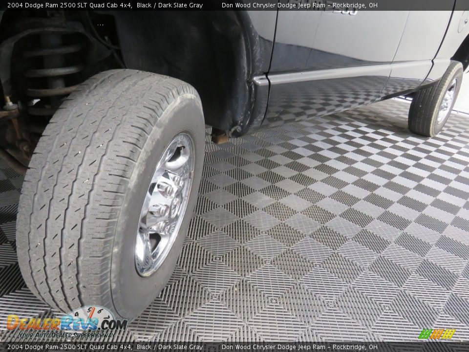2004 Dodge Ram 2500 SLT Quad Cab 4x4 Black / Dark Slate Gray Photo #7