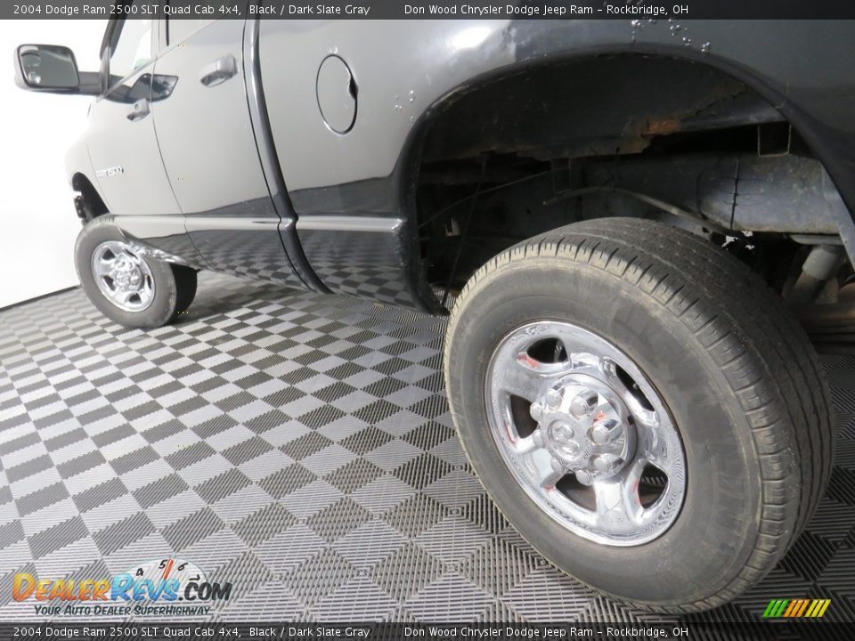 2004 Dodge Ram 2500 SLT Quad Cab 4x4 Black / Dark Slate Gray Photo #8