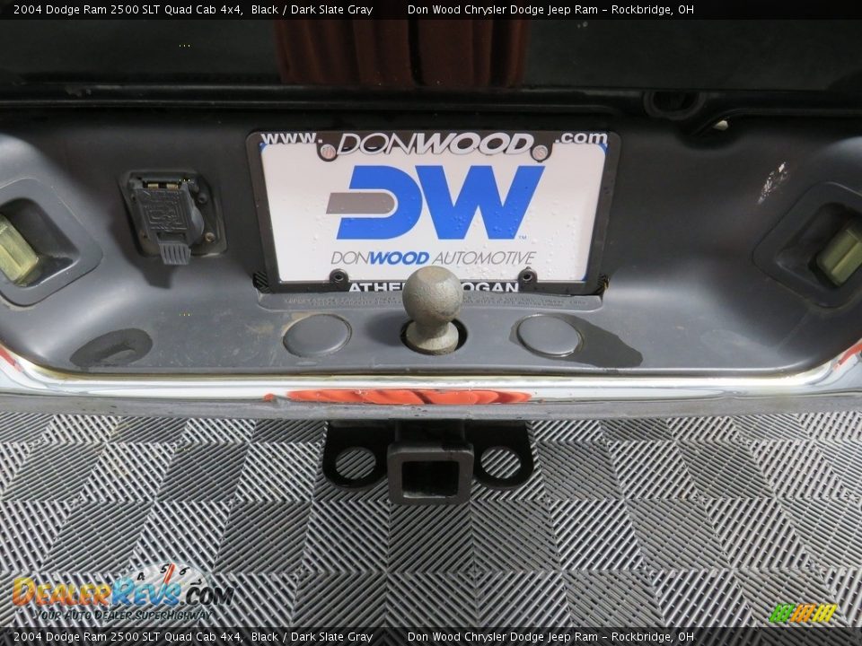 2004 Dodge Ram 2500 SLT Quad Cab 4x4 Black / Dark Slate Gray Photo #11