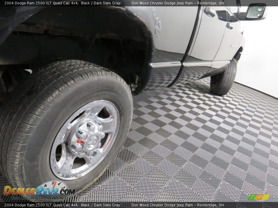 2004 Dodge Ram 2500 SLT Quad Cab 4x4 Black / Dark Slate Gray Photo #14