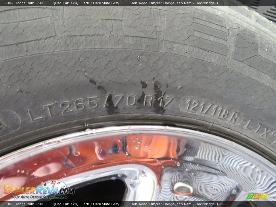 2004 Dodge Ram 2500 SLT Quad Cab 4x4 Black / Dark Slate Gray Photo #15