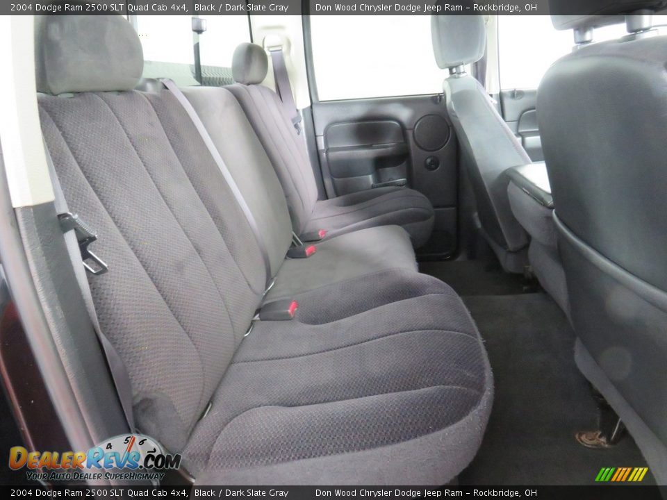 2004 Dodge Ram 2500 SLT Quad Cab 4x4 Black / Dark Slate Gray Photo #26