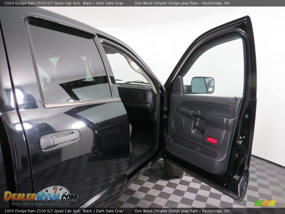 2004 Dodge Ram 2500 SLT Quad Cab 4x4 Black / Dark Slate Gray Photo #27